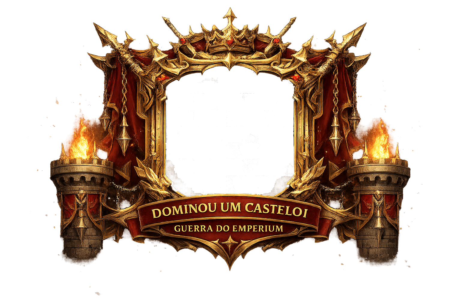 Moldura Dominou um Castelo